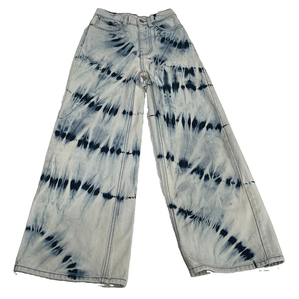 BDG Urban Outfitters Jeans Tie Dye High Rise Wide Leg Baggy Retro Urban 24
